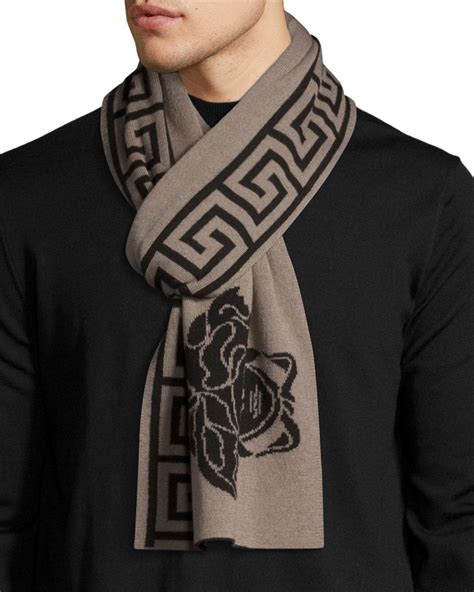 versace tie black|versace scarves for men.